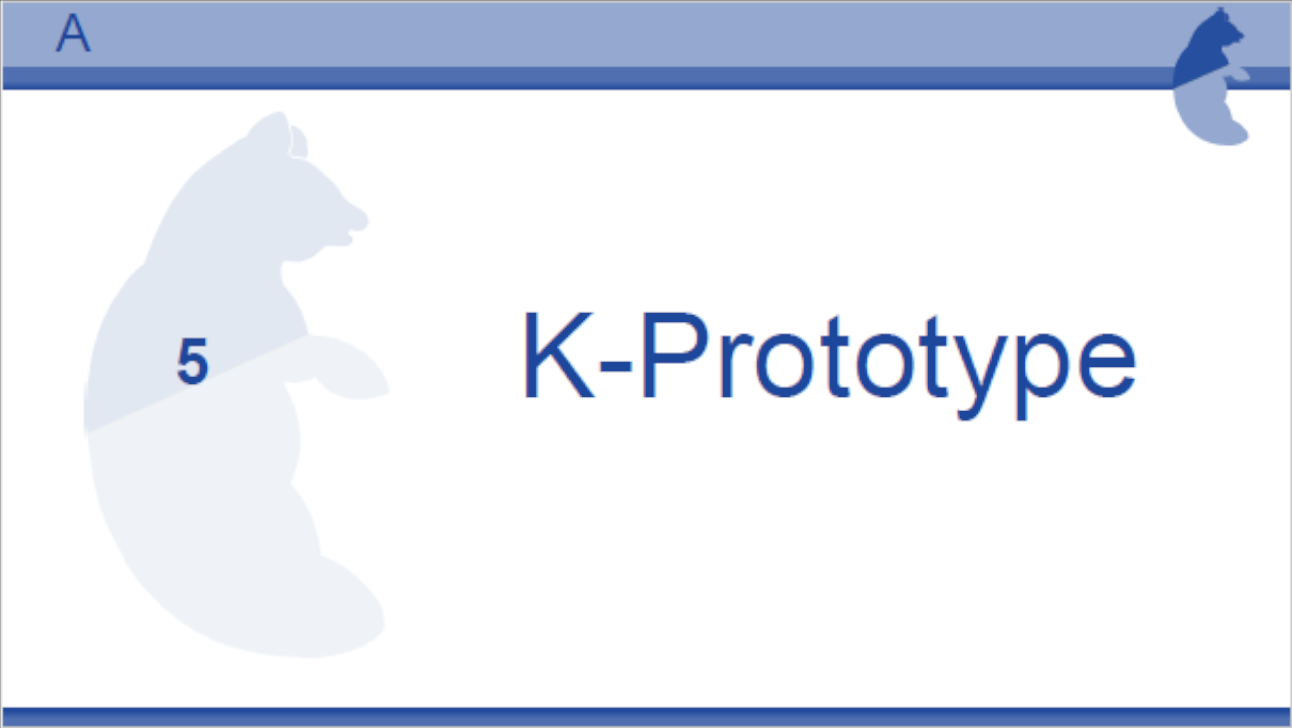 Tutoriel clustering K-Prototype
