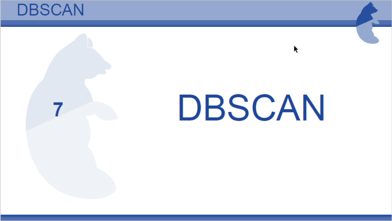 Tutoriel clustering DBSCAN