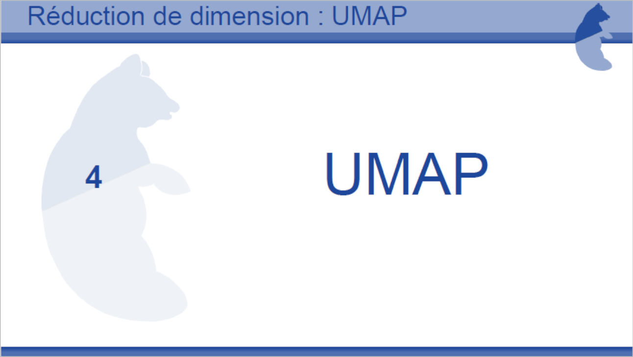 Tutoriel R&eacute;duction dimension UMAP