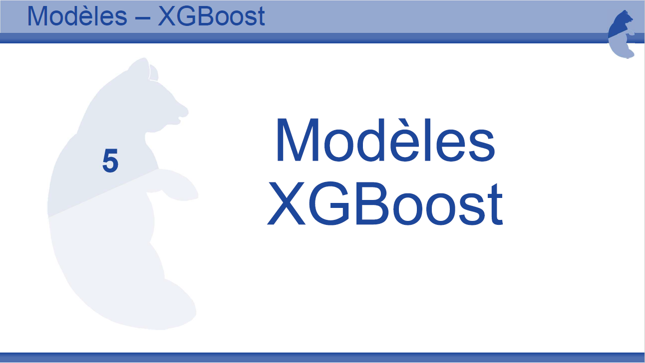 Tutoriel mod&egrave; XGBOOST